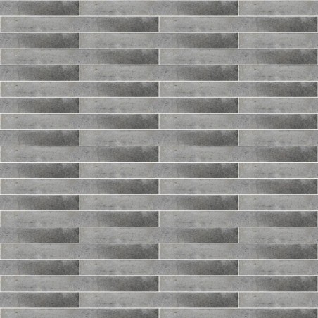 Zellige - Carrelage CHROMA GREY 4,8x44,5 cm effet zellige