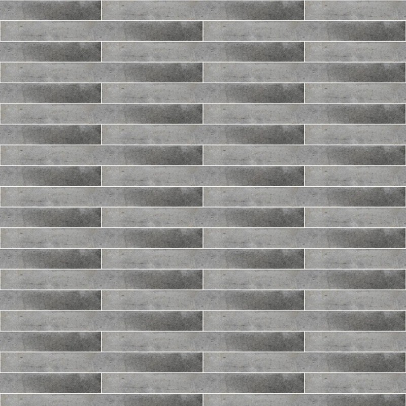 Zellige - Carrelage CHROMA GREY 4,8x44,5 cm effet zellige