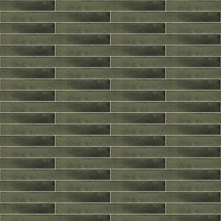 Zellige - Carrelage MIXTIK GREEN 4,8x44,5 cm effet zellige