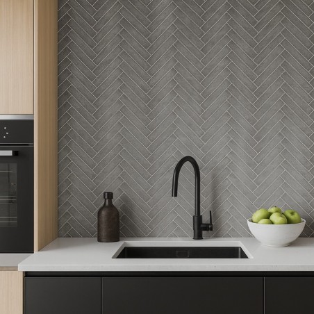 Zellige - Carrelage MIXTIK GREY 4,8x44,5 cm effet zellige