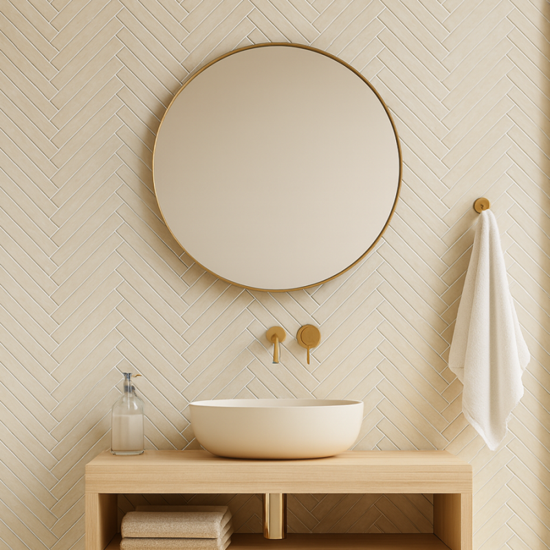 Zellige - Carrelage MIXTIK SAND 4,8x44,5 cm effet zellige