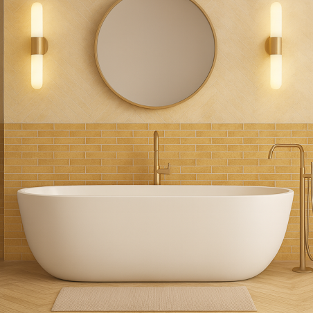 Zellige - Carrelage MIXTIK TERRACOTA 4,8x44,5 cm effet zellige