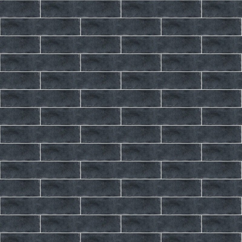 Zellige - Carrelage SOLLER BLACK 7,5x30 cm effet zellige