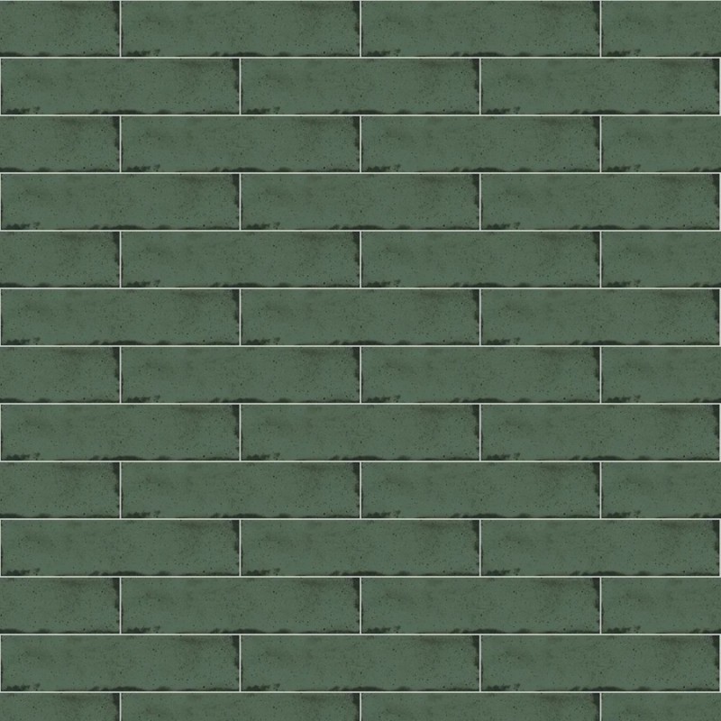 Zellige - Carrelage SOLLER GREEN 7,5x30 cm effet zellige