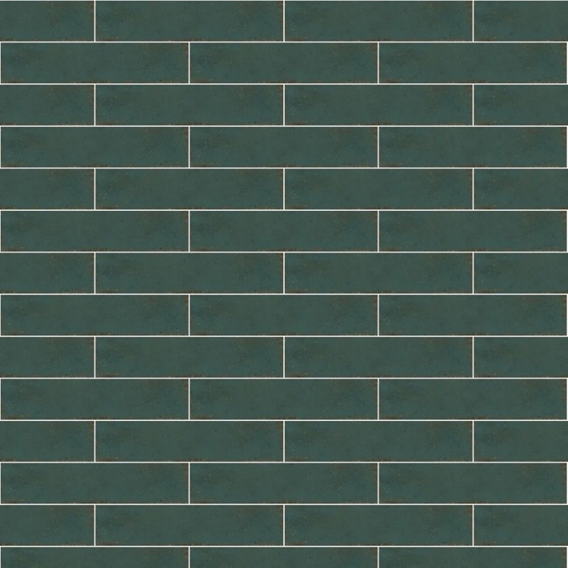 Zellige - Carrelage MALLORCA GREEN 7,5x30 cm effet zellige
