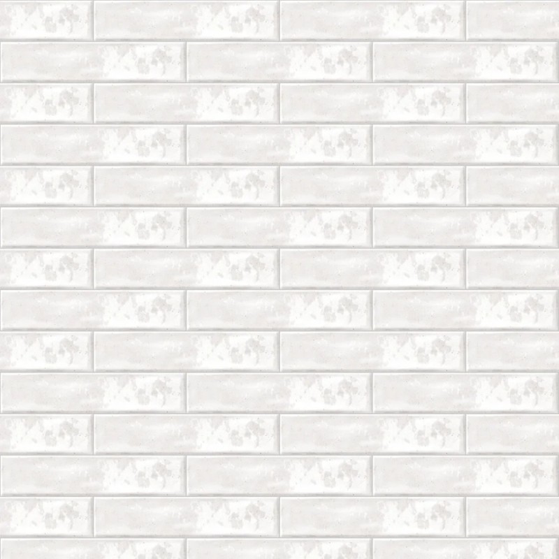 Zellige - Carrelage MALLORCA WHITE 7,5x30 cm effet zellige