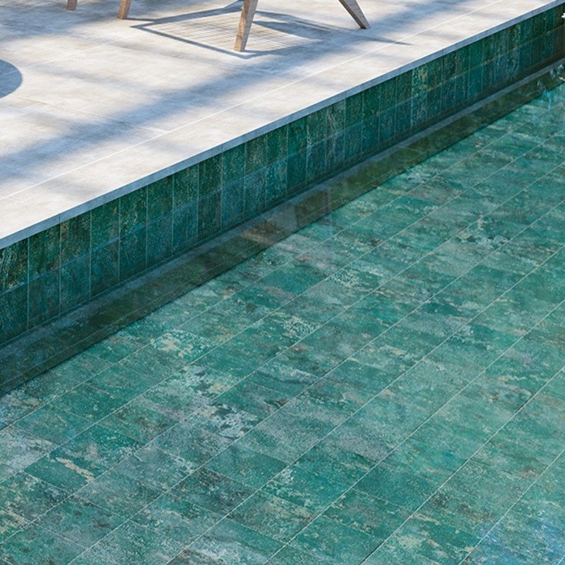 Carrelage - Carrelage LANAI Green 15x15 intérieur piscine