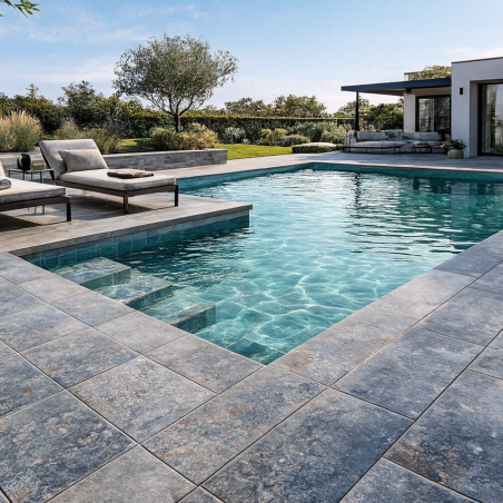 Carrelage - Carrelage piscine bali vert – ASPEN POOL Green – 30×60