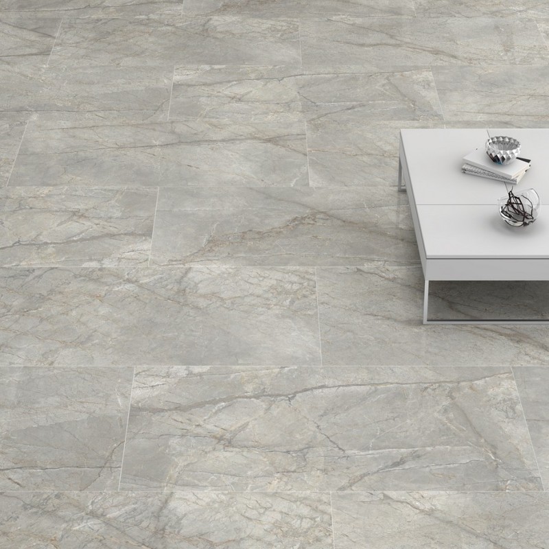 Effet pierre - Carrelage terrasse AUREA ROCK Taupe 60×120 cm