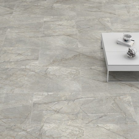 Effet pierre - Carrelage terrasse AUREA ROCK Taupe