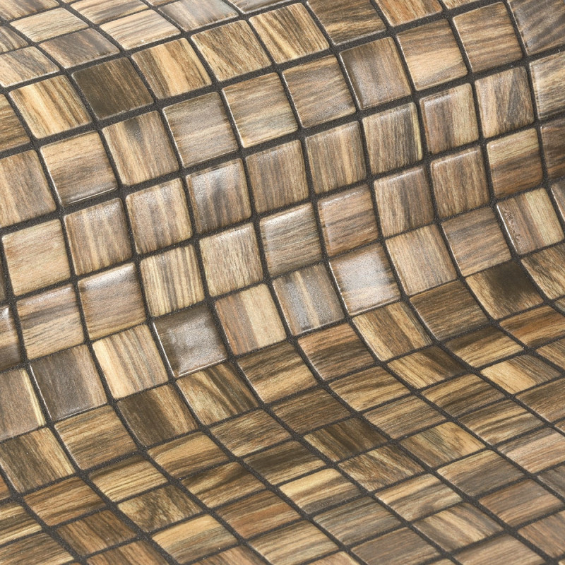 Mosaïque effet pierre - Emaux de Verre Ezarri Palisandro