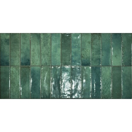 Zellige - Carrelage zellige Easy Limit Green 32×62,5 cm
