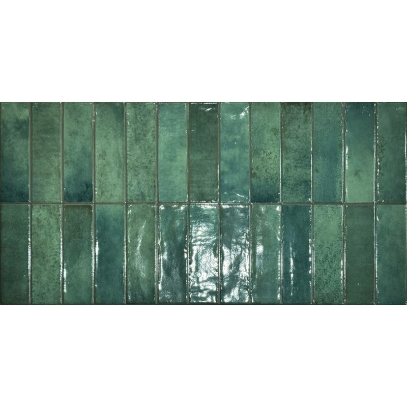 Zellige - Carrelage zellige Easy Limit Green 32×62,5 cm