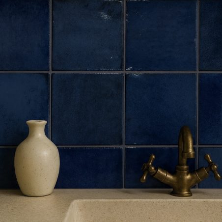 Zellige - Carrelage zellige Easy Block Blue 32×62,5 cm