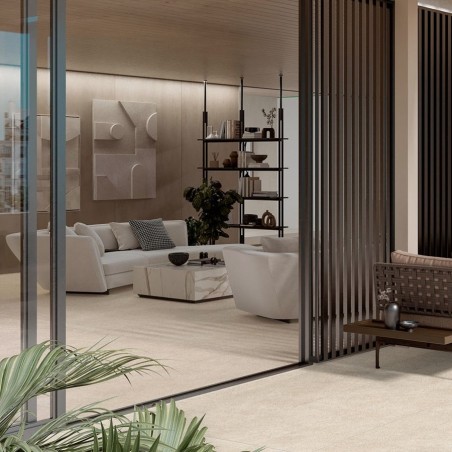 Carrelage travertin - Effet pierre - Carrelage ANDARIA Sand 60x120 – Effet pierre naturelle intérieur