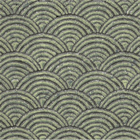 Carreaux ciment - Carrelage mural Fournier vert 15x15 cm