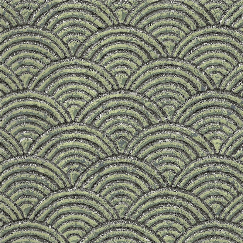 Carreaux ciment - Carrelage mural Fournier vert 15x15 cm