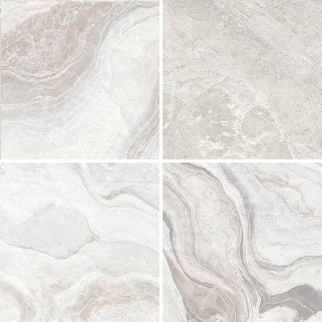 Carrelage - Carrelage piscine blanc 8 carreaux en 1 BALTIC White 30x60