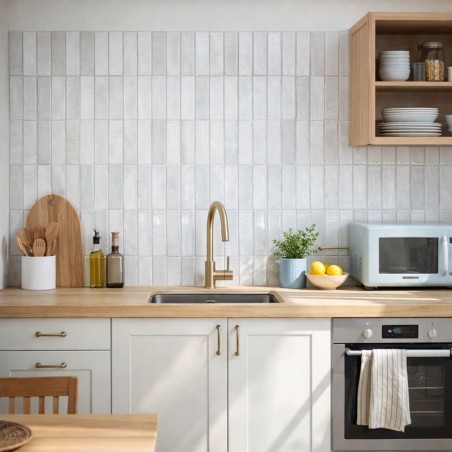 Zellige - Carrelage zellige Easy Limit White 32×62,5 cm