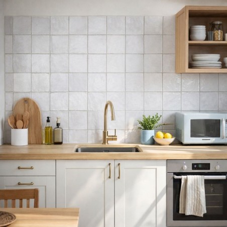 Zellige - Carrelage zellige Easy Block White 32×62,5 cm