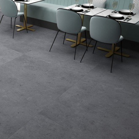 Dalle sur plots terrasse - Dalle terrasse ATRIO Coal 60×60 – effet pierre minérale