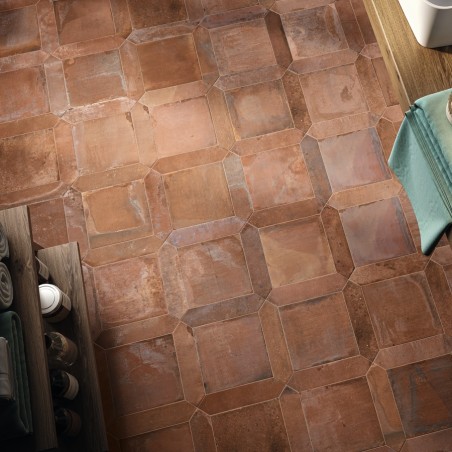 Carrelage effet terre cuite...