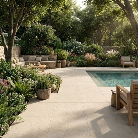 Carrelage  IWA WHITE effet...