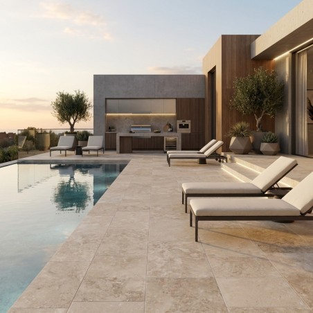 CARRELAGE TRAVERTIN 40.2 cm...