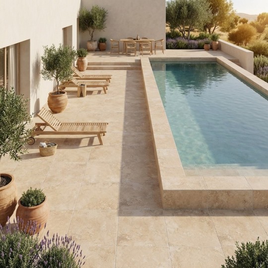 Carrelage pour terrasse imitation travertin 60x60 cm Livraison rapide — free download
