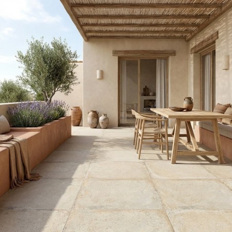 Carrelage imitation terre...