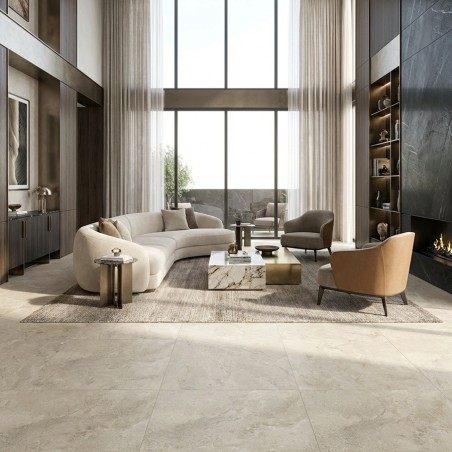 Carrelage STREAM Sand 90×90...