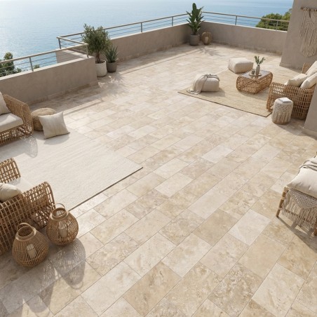 CARRELAGE TRAVERTIN 40.2 cm...