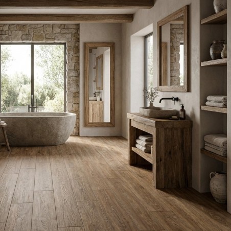 Sol pvc effet bois à...