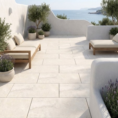 Dalle extérieur sur plot...