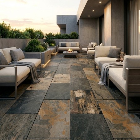 Dalle sur plot pierre de...