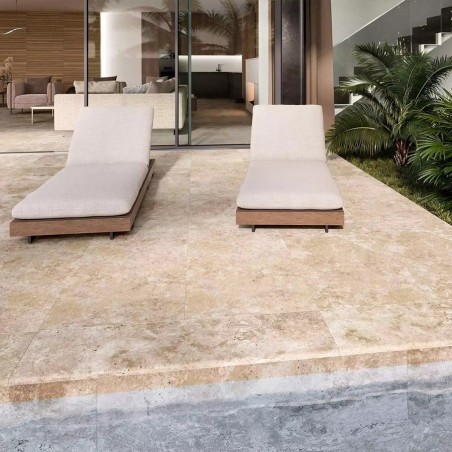 Dalle extérieur sur plot...