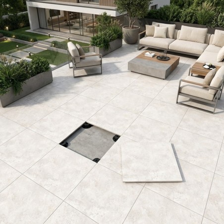 Dalle terrasse CROSS WHITE...