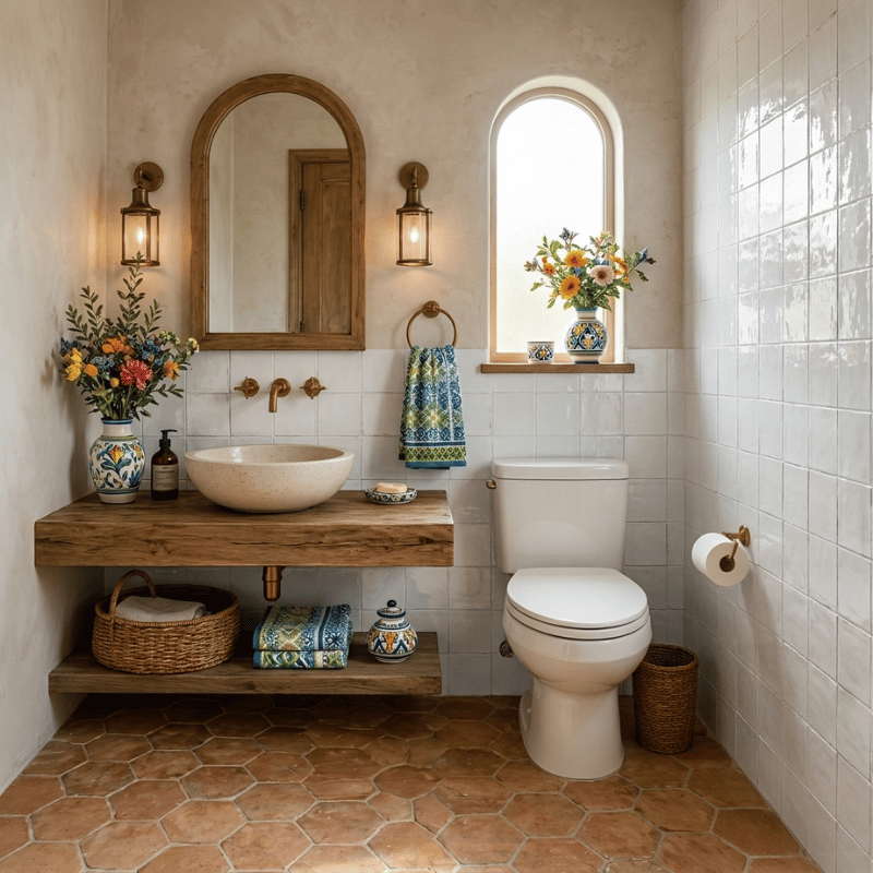 faience salle de bain effet zellige carré 15cm AGADIR NIEBLA (2)