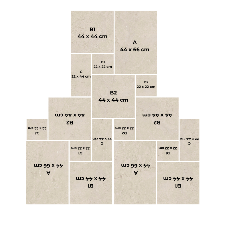 schéma Opus extérieur - multiformat greige