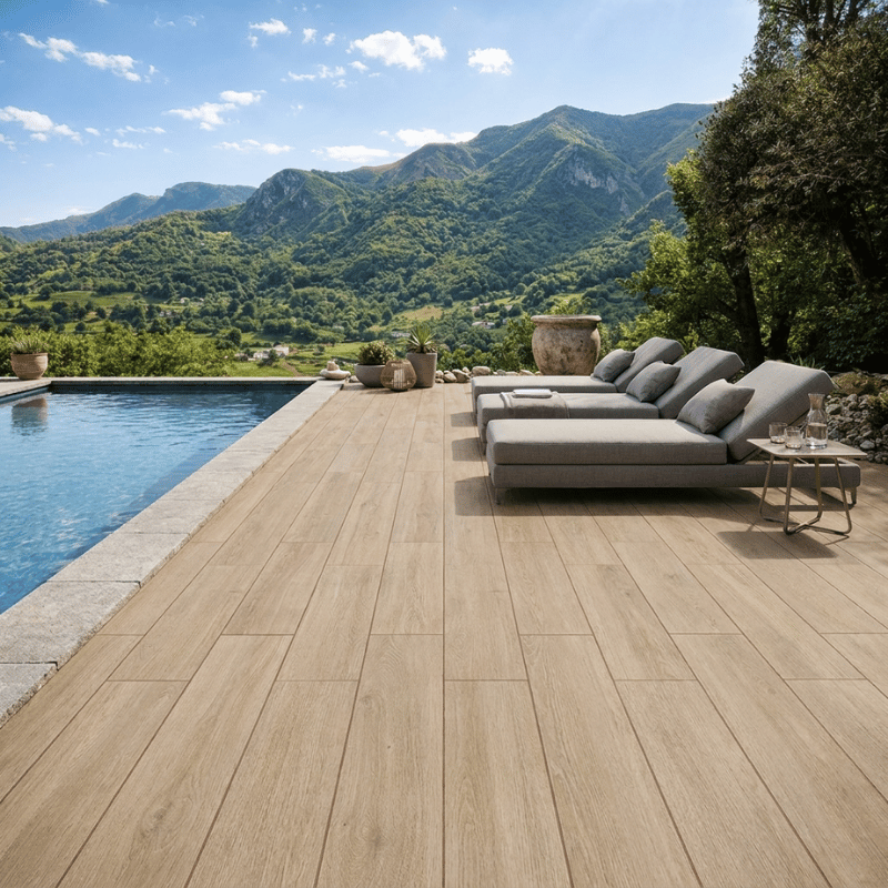 carrelage effet bois baku roble