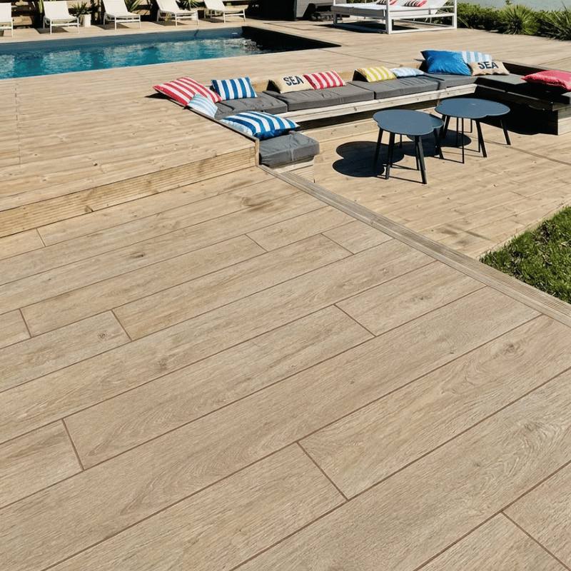 carrelage imitation bois baku roble