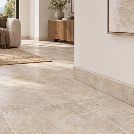 Plinthe carrelage Travertin...