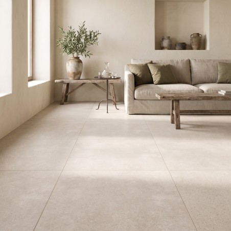 Carrelage minéral beige...