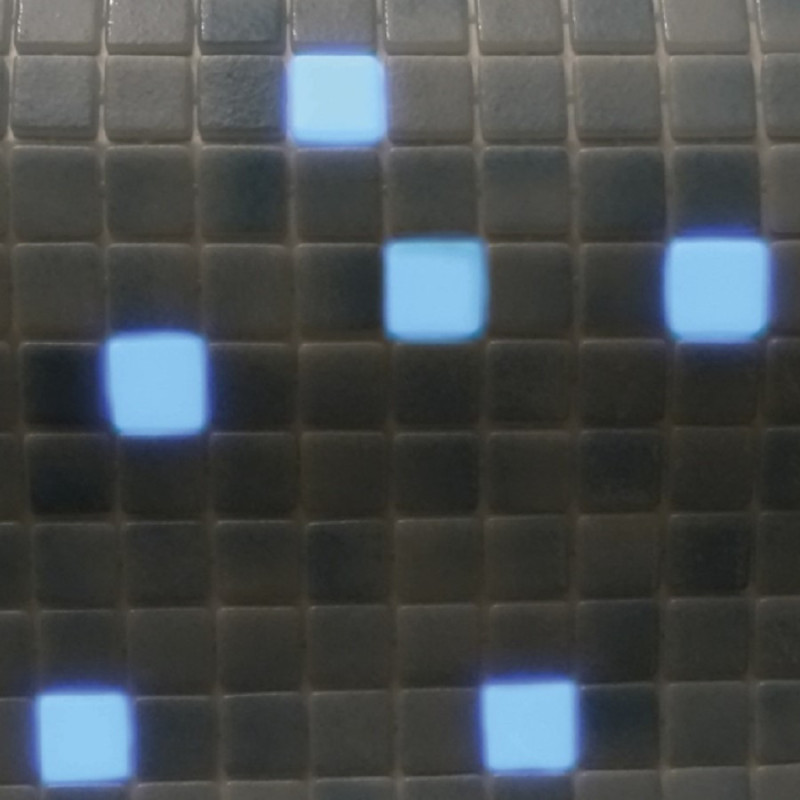 Mosaïque luminescente - Emaux de Verre LUMINESCENT Reviglass CASTOR