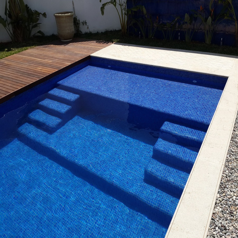 Émaux de verre 2,5 x 2,5 cm - Emaux de Verre REVIGLASS PS 60 Bleu Foncé