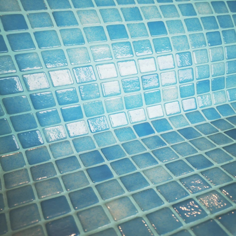 Émaux de verre 2,5 x 2,5 cm - Emaux de Verre REVIGLASS PS 50 Bleu Ciel