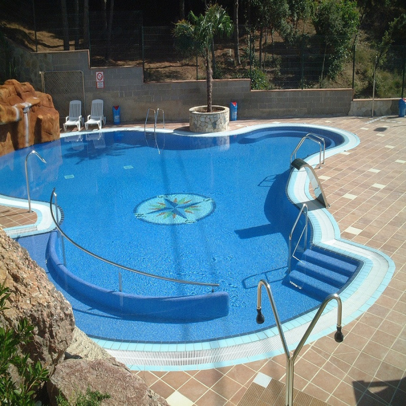 Émaux de verre 2,5 x 2,5 cm - Emaux de Verre REVIGLASS PS 50 Bleu Ciel