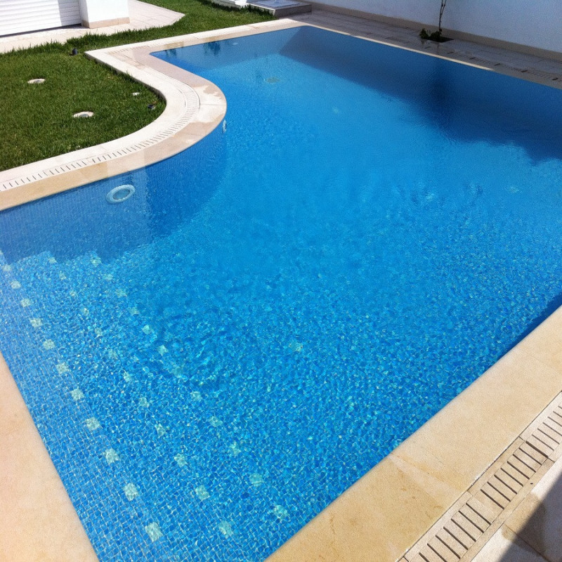 Émaux de verre 2,5 x 2,5 cm - Emaux de Verre REVIGLASS PS 50 Bleu Ciel