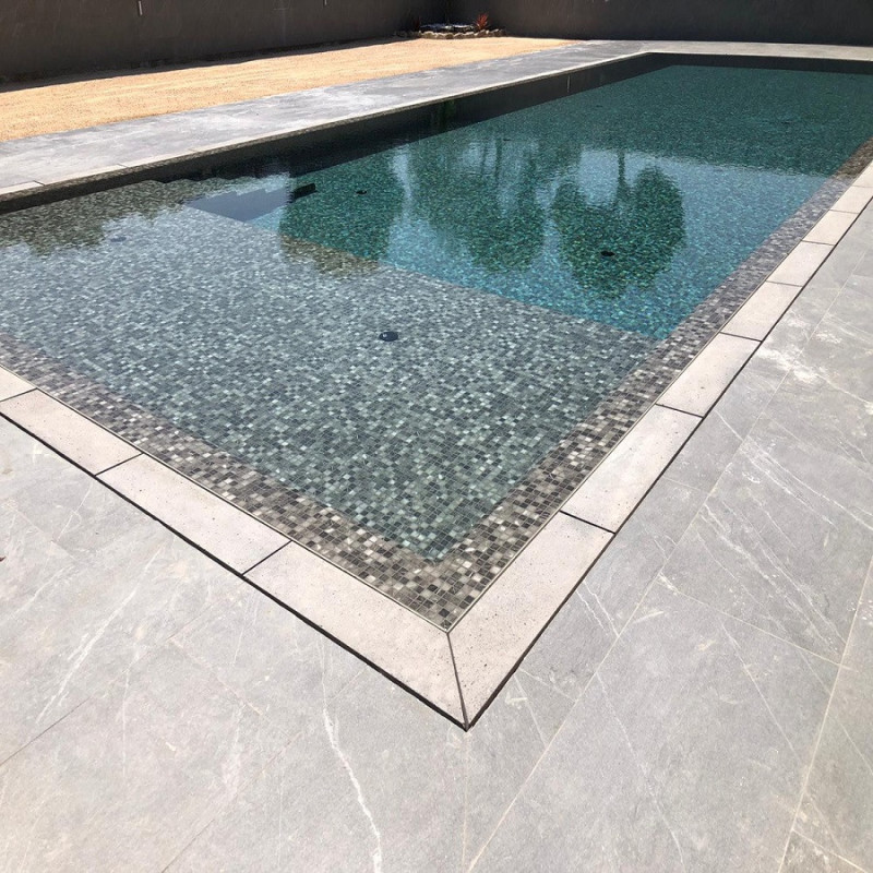 Mosaïque effet pierre - Emaux de Verre Onix STORM