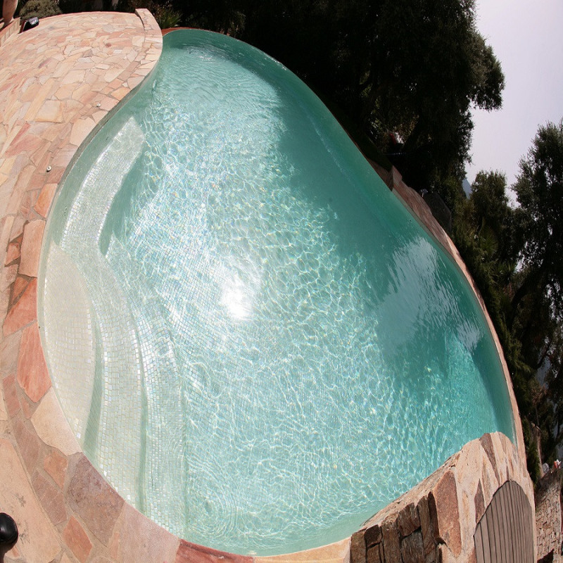 Mosaïque nacré - Emaux de Verre ezarri Marfil